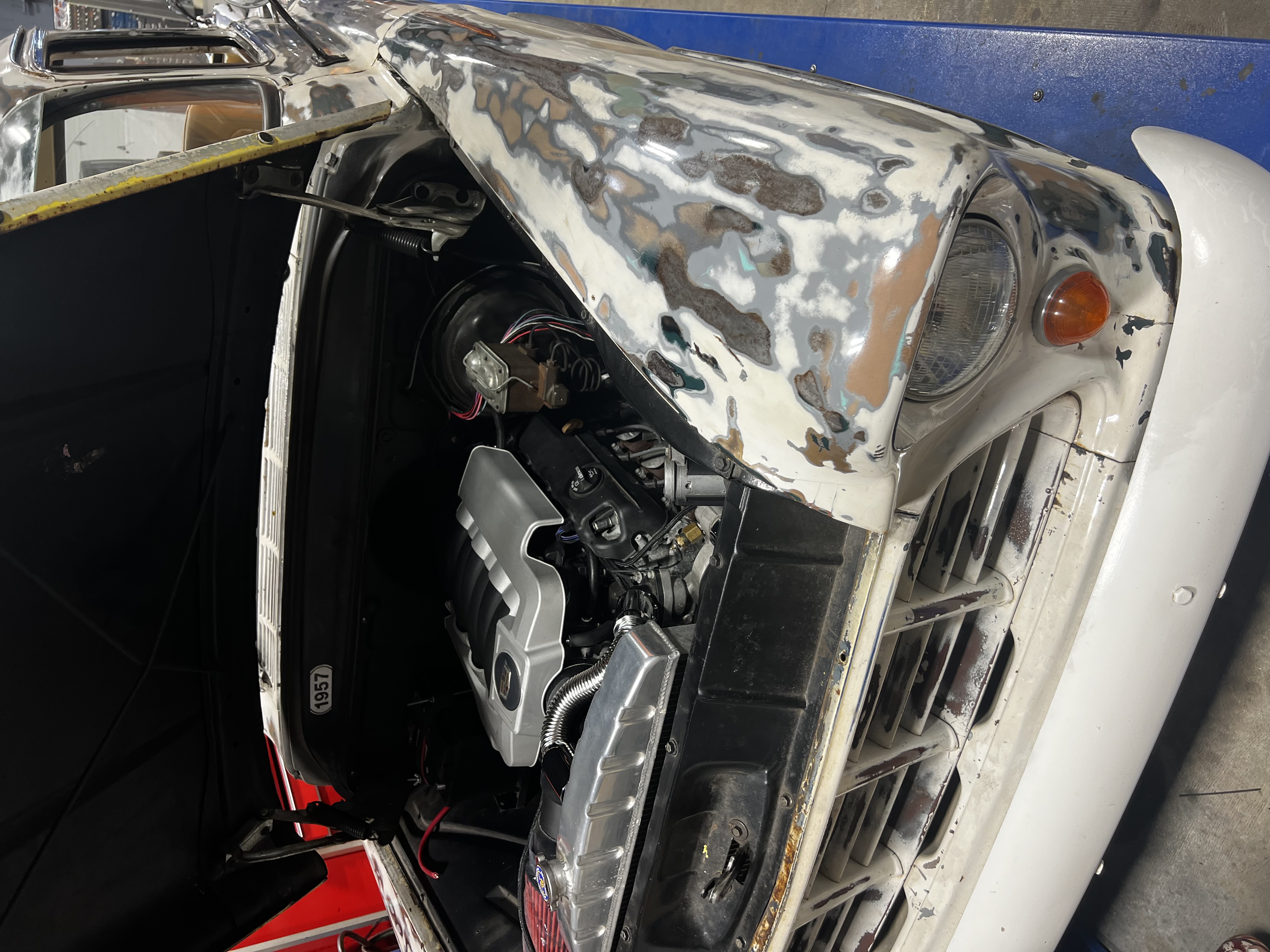 1957 truck engine swap