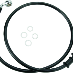 Brake Line - Front - Black - +2"