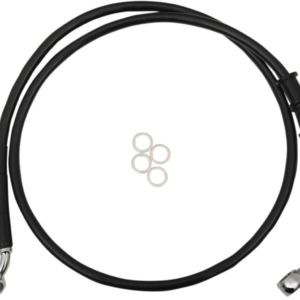 Brake Line - Front - +12" - Black - XL