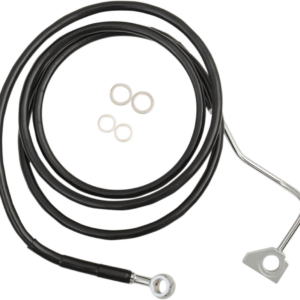 Brake Line - Front (Upper) - Black - +8" with ABS