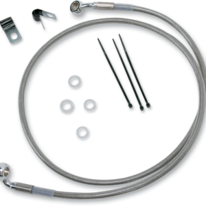 Brake Line - Front - +2" - Stainless Steel