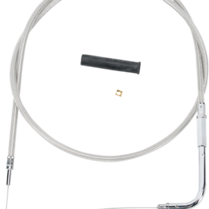 Stainless Braided Throttle Cable - 48-1/2"