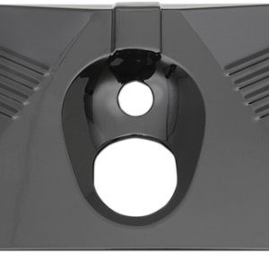 Fork Tins - Gloss Black - Ribbed - '86-'17 FLST - 3-Piece