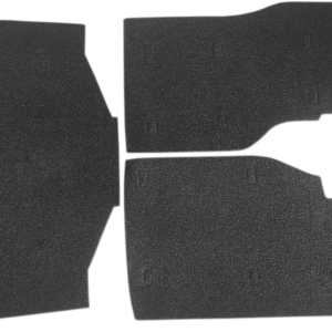 Saddlebag/Tourbox Floormats - Black - Gold Wing '88-'00