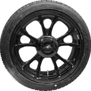 Largo 3D Rear Wheel - Black (18") | Falken Tire (215/45ZR18) - Trike