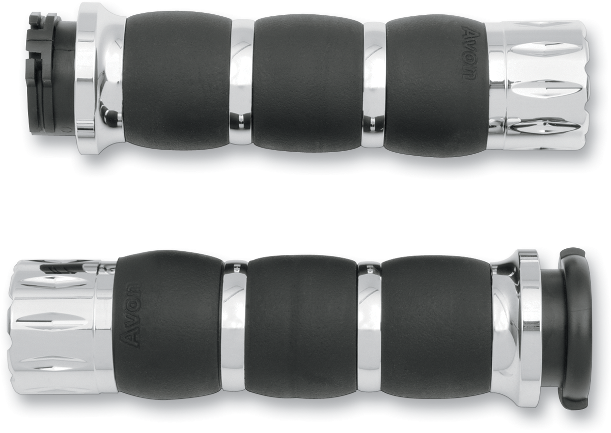 Rival Velvet Air Grips - Chrome