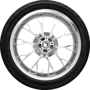 Marlin Rear Wheel - Chrome (18") | Dunlop Tire (180/55B18)