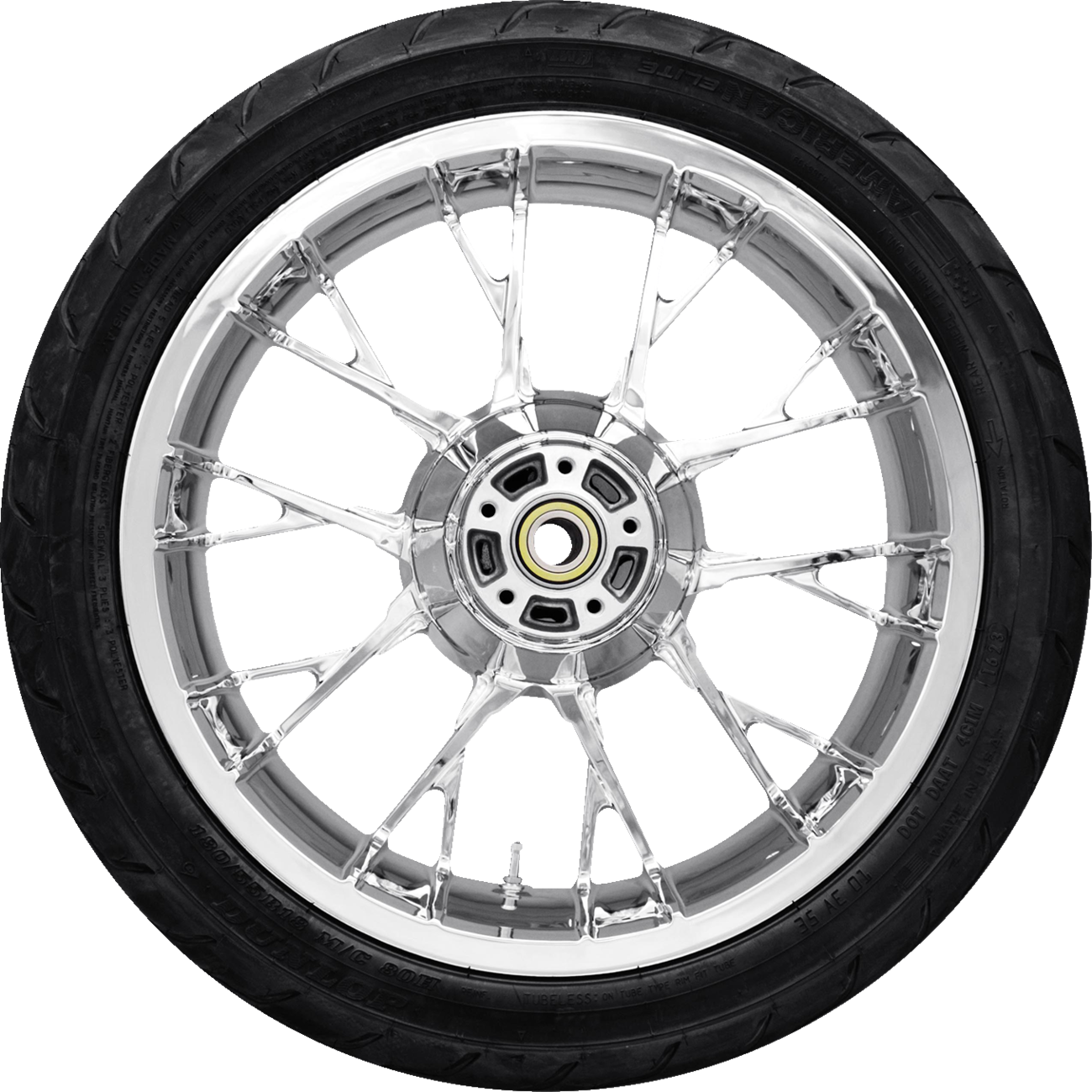 Marlin Rear Wheel - Chrome (18") | Dunlop Tire (180/55B18)