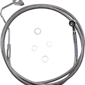 Brake Line - +4" - Stainless Steel - ABS