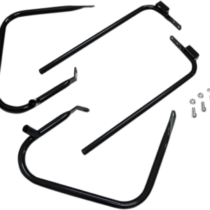 Saddlebag Support Kit - Black - FLH/FLT '97-'08