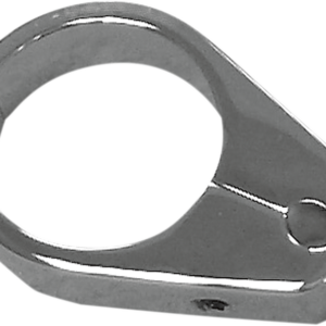 Cable Clamp - Single Throttle/Idle - 1" - Chrome