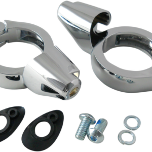 Turn Signal Mount - 49 mm - Chrome