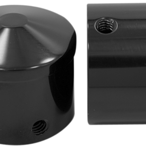 Front Axle Nut Cover - Black - Air Cushion - 1"