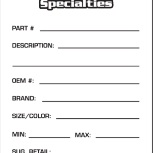 Reorder Tags - Drag Specialties
