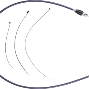 Quick Connect Clutch Cable - Upper - 39" - Black/Chrome
