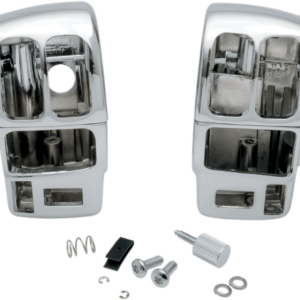Handlebar Switch Housing Kit - Radio/Cruise - Chrome