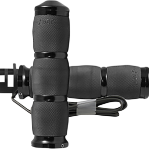 Heated Grips - Air Cushion - Indian - Black