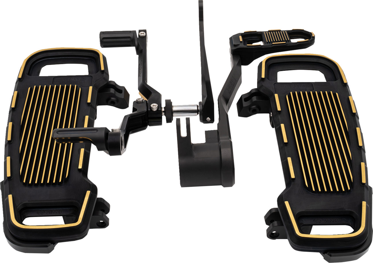 Floorboard Kit Designed by Gilles - Adjustable - Black/Gold