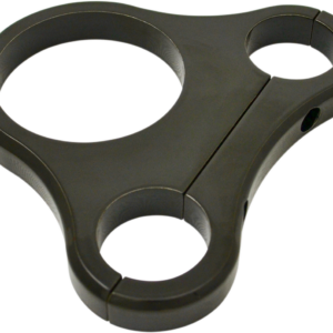 1.25" T-Bar Single Gauge Mount - Gloss Black - For 2.375/2.4" Mini Gauge