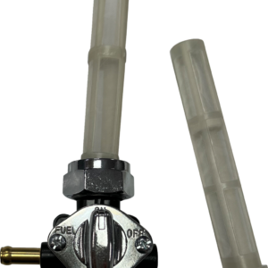 Petcock - Vacuum - Left Outlet - Black