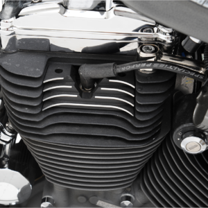 Spark Plug Cover - Wrinkle Black - Sportster