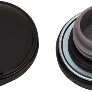 Screw-In Gas Cap - Non-Vented - Left - Gloss Black