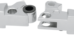 Slotted Wide Blade Lever Set - Chrome