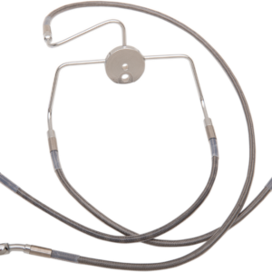 Brake Line - Front - +8" - Stainless Steel
