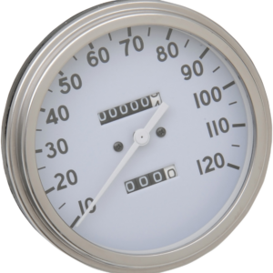 FL-'36-'40 Style 2240:60 Speedometer - White Face