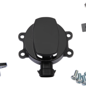 Side Hinge Ignition Switch with Saddlebag Lock - Gloss Black