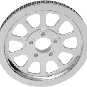 Chrome Rear Pulley - 66 Tooth - FXST/FLSTF