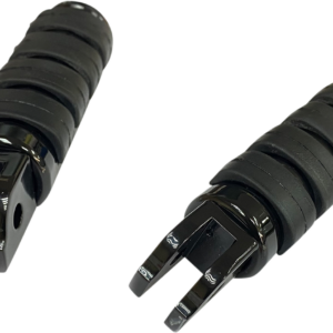FML Soft-Ride Foot Pegs - Driver - Black - Softail