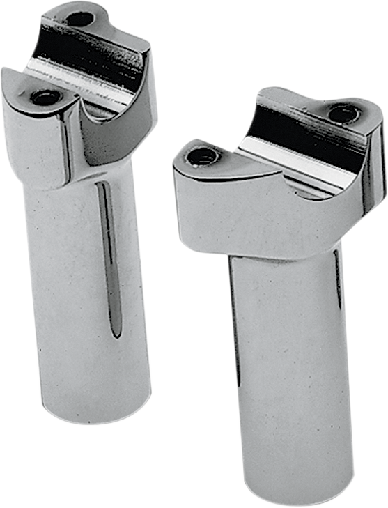 Buffalo Billet Aluminum Handlebar Risers - 4-1/2" - Chrome