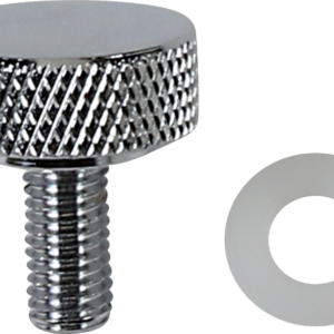 Seat Knob - Smooth - Chrome - 1/4"-28