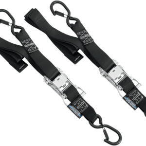 Ratchet Tie-Downs - 1-1/2" x 6' - Black
