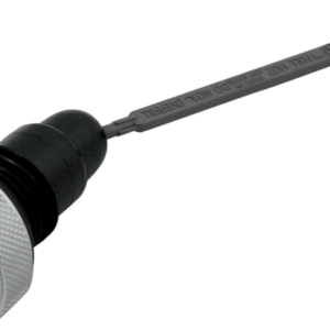 Custom Oil Dipstick - Peaked - Chrome - Dyna
