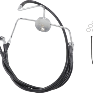 Brake Line - Front - Black - +2"