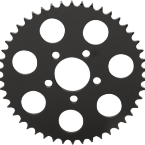 Rear Sprocket - Flat - 46 Tooth - Gloss Black - Big Twin