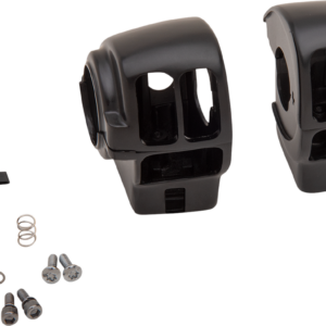 Handlebar Switch Housing Kit - Radio - Matte Black