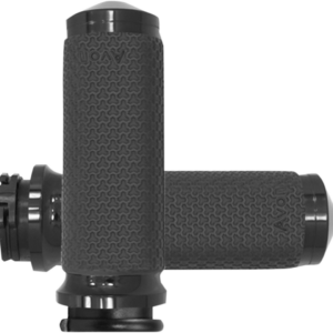 Vibration Dampening Memory Foam Grips - Large - Black