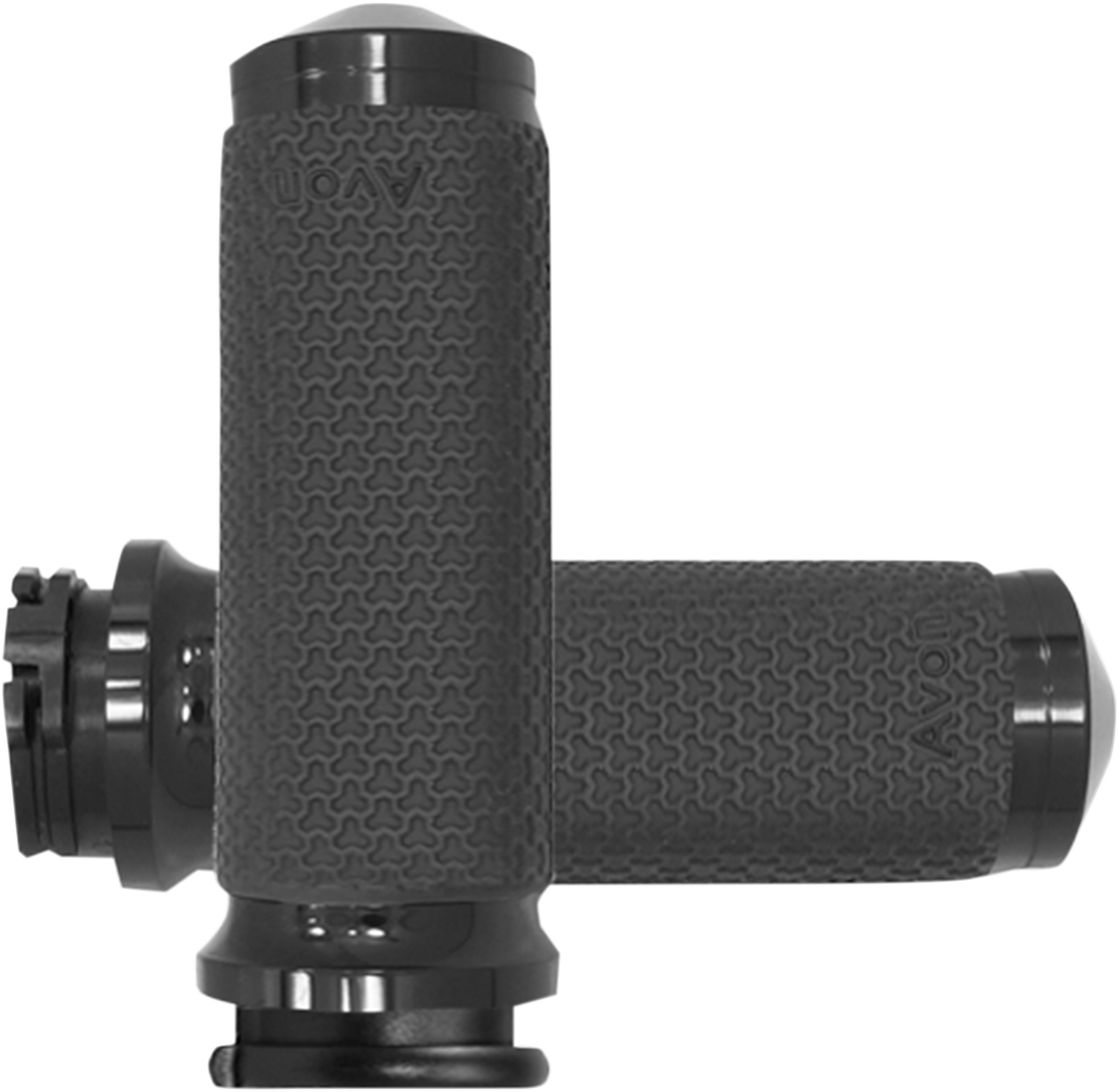 Vibration Dampening Memory Foam Grips - Large - Black