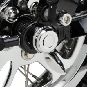 Axle Caps - Rear - Chrome - Pair