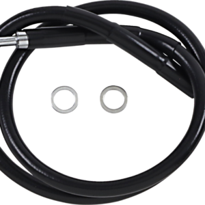 Brake Line - +8" - Black - '18-'21 Softail