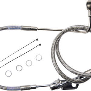 Brake Line - Rear - Non-ABS - Stainless Steel