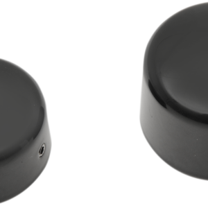 Axle Caps - Black - Rear - Pair
