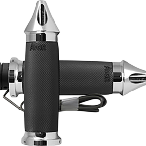 Heated Grips - Custom Contour - Spike - Indian - Chrome