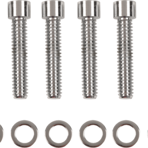 Bolt Kit - Cam Cover - Smooth - Chrome - '99-'17 Twin Cam