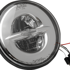 7" Reflector-Style Headlight - Chrome