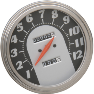 FL-'62-'67 Style 2240:60 Speedometer - Black/White Face