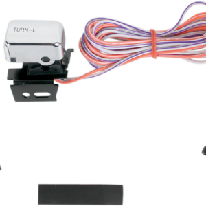 Handlebar Switch Kit - Left-Side - Turn Signal - Chrome